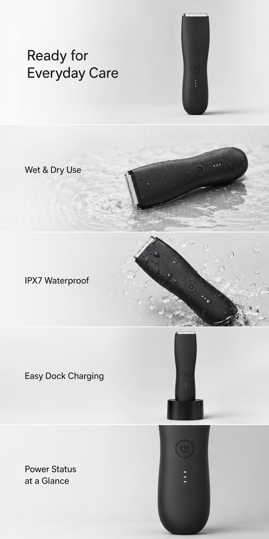 AIMEI HC-W050 body trimmer OEM product detail image B.